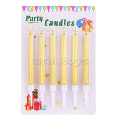 Набор свечей праздничных "Золотистый стиль"