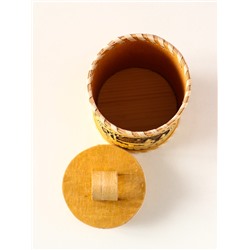 Туес «Лесной Медведь», банка для хранений, береста