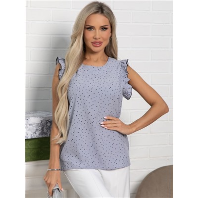 Блуза Карлотта (серая) Б15403-50М
