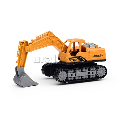 Автовоз "Мегастройка" с экскаватором, в пакете