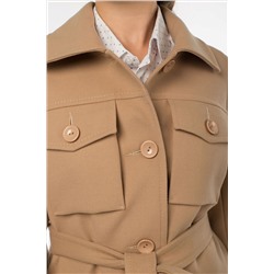 01-10656 Пальто женское демисезонное (пояс)