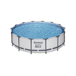 Бассейн каркасный Bestway Steel Pro MAX 56950, 427×107 см, фильтр-насос, лестница, тент, круглый