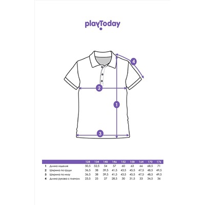 Футболка-поло PLAYTODAY, 1088614