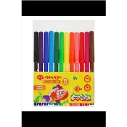 Фломастеры 12 цветов 60951 НАТАЛИ, 1128544