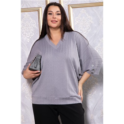 Блуза Вэнсдей (серая) Б14820-4М