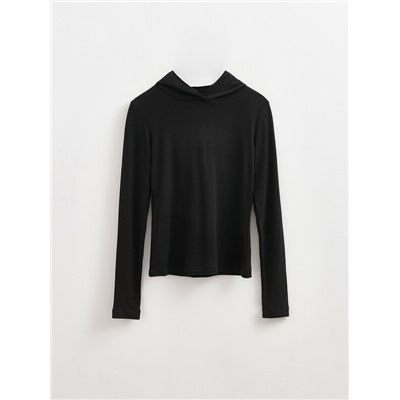 Джемперы CONTE Джемпер в рубчик с капюшоном LD 2959