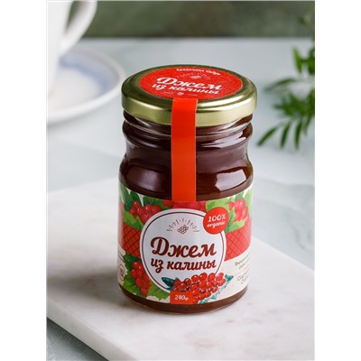 Джем из Калины / банка / 240 гр / Солнечная Сибирь