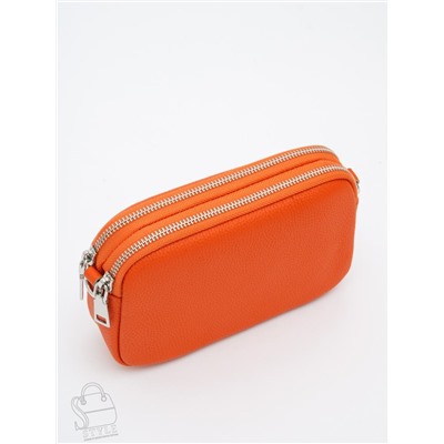 Сумка женская кожаная 6016PE orange Polina&Eiterou