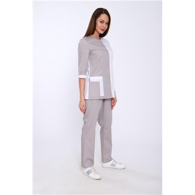 Костюм женский 227-1 (Белый и серый)