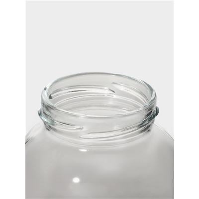 Банка для сыпучих Renga Strawberry, 210 мл, с крышкой и ложкой, стекло