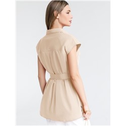 Блузка из легкого хлопкового поплина