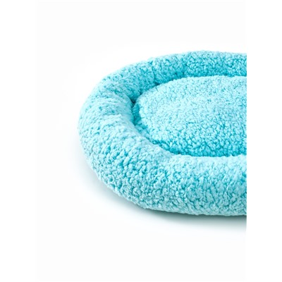 Лежанка для животных «Уют», мягкий мех, 45×35×11 см, мятная