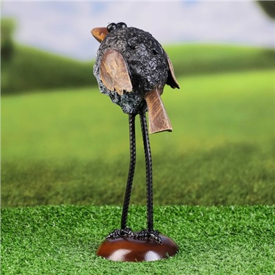 Садовая фигура из полистоуна «Каркуша» маленькая, 10×12×25 см