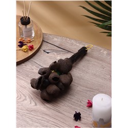 Сувенирный музыкальный инструмент «Маракас», 30×15×5 см, махагон, орехи кемири