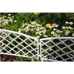 Забор декоративный Плетенка №6 (белый)