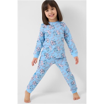 Пижама трикотажная для девочек PLAYTODAY, 1241081