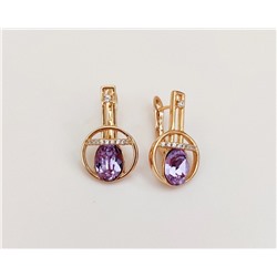 Серьги с кристаллами Swarovski