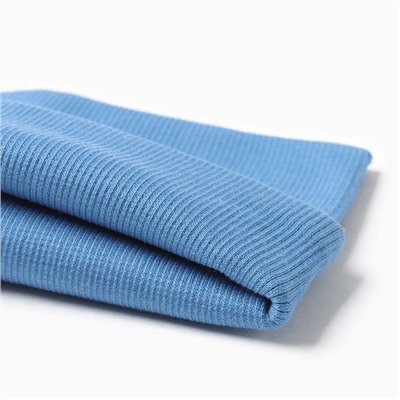 Шапка детская со снудом «Крошка Я», размер 44, синяя