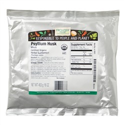 Frontier Natural Products, цельная оболочка семян подорожника, 453 г (16 унций)