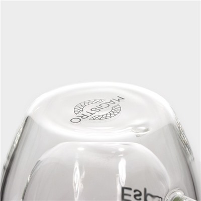 Кружка с двойными стенками Magistro «Дуо. Espesso», 80 мл, 9×6×6.5 см, стекло, прозрачная