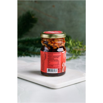 Таежный деликатес "Кедровый орех с Клюквой" в сиропе / стекло  230 гр / Солнечная Сибирь