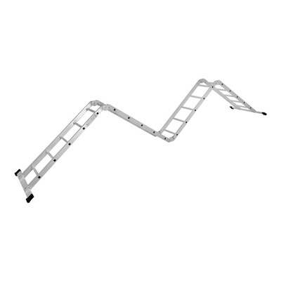 Лестница-трансформер ТУНДРА, алюминиевая, 4×5 ступени