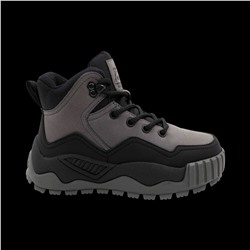 Ботинки на меху LM1100-3-2 серые