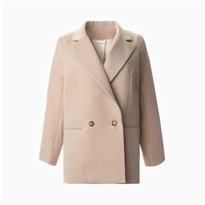 Пиджак женский MINAKU: Classic, бежевый, размер 50