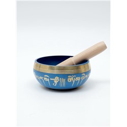 Поющая чаша Music Life, синяя, 8.5 см