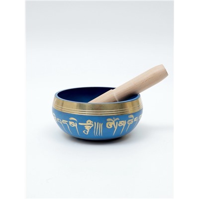 Поющая чаша Music Life, синяя, 8.5 см