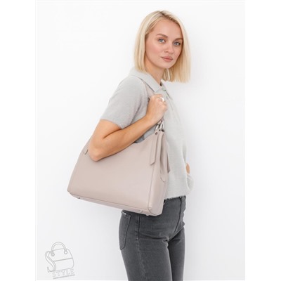 Сумка женская кожаная 0966CH apricot Polina&Eiterou