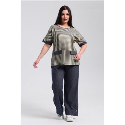 Костюм женский 8481 (Узкая полоса)