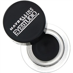 Maybelline, Гелевая подводка для глаз Eye Studio, Lasting Drama, угольно-черный цвет, 3 г