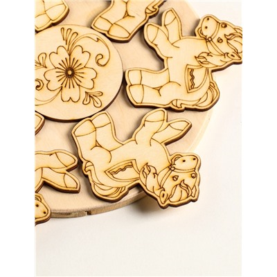 Подставка под горячее «Лошадь маленькая», 20 см, можжевельник