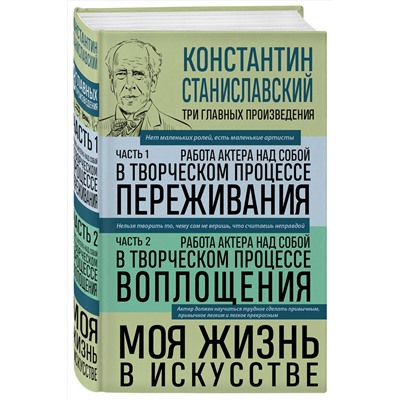 Эксмо Константин Станиславский "Константин Станиславский. Работа актера над собой Части 1 и 2. Моя жизнь в искусстве"