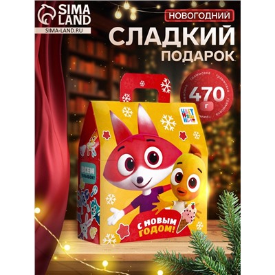 Сладкий новогодний подарок «Цветняшки», детский, 470 г