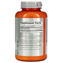 Now Foods, Питание для физической активности, моногидрат креатина, чистый порошок, 227 г (8 унций)