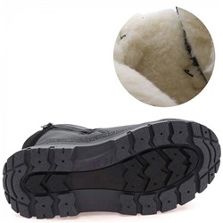 XM0688-3-1 черн Ботинки зима для мальчиков (32-37)/8