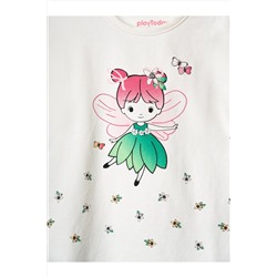 Джемпер детский трикотажный для девочек (футболка), 2 шт в комплекте PLAYTODAY, 1240073