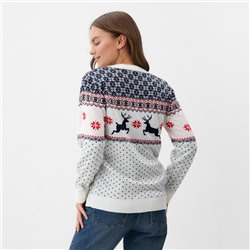 Свитер вязаный новогодний KAFTAN «Скандинавия», размер 54