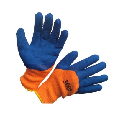 Перч.облит.ОРАНЖЕВО-СИНИЕ ПЛОТН.10п