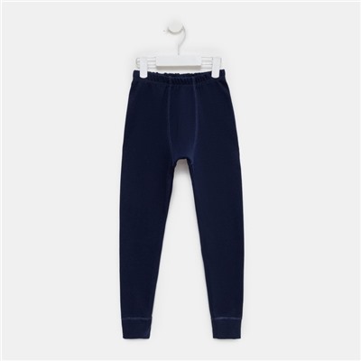 Кальсоны для мальчика (термо), цвет тёмно-синий, рост 152 см