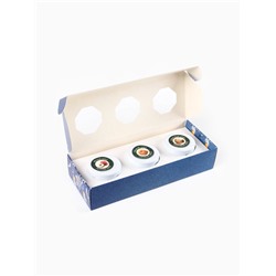 Подарочный набор новогодний: «Крепкого здоровья», орехи в сосновом сиропе, 90 г (3 шт.×30 г)