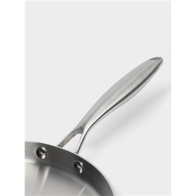 Блинная сковорода 3Ply Hanna Knövell, d=28 см, h=3 см, толщина 2.2 мм, индукция, нержавеющая сталь