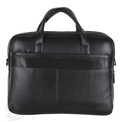 Портфель мужской кожаный 8075G black S-Style