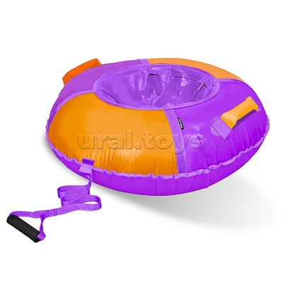 Игрушка. Тюбинг "Классический" 70см (фиолетовый-оранжевый)