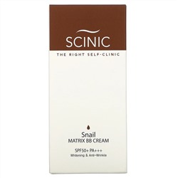 Scinic, Snail Matrix BB Cream, SPF 50+/PA+++, 1.35 fl oz (40 ml)