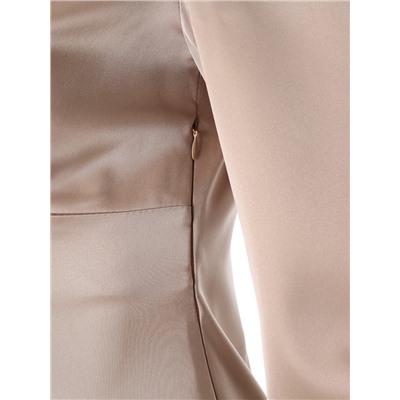 Платье женское шёлковое MIST: Classic Collection размер 44, бежевое