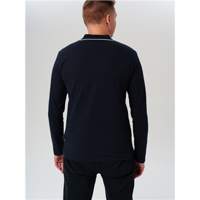 Джемпер трикотажный с воротником поло для мужчин