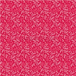 Упаковочная бумага глянц. 70*100см, "Love", 80 г/м2, ассорти, 4 дизайна